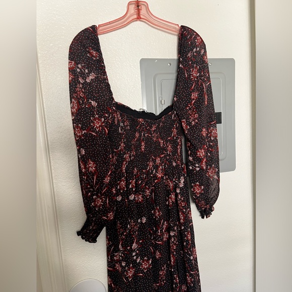 o.p.t Classic Smocked Maxi in Purple Floral - Picture 7 of 11